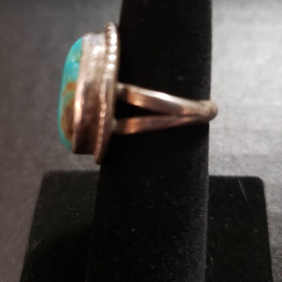 Navajo Turquoise sterling ring s5   (NAR 1002) - Picture 2 of 5